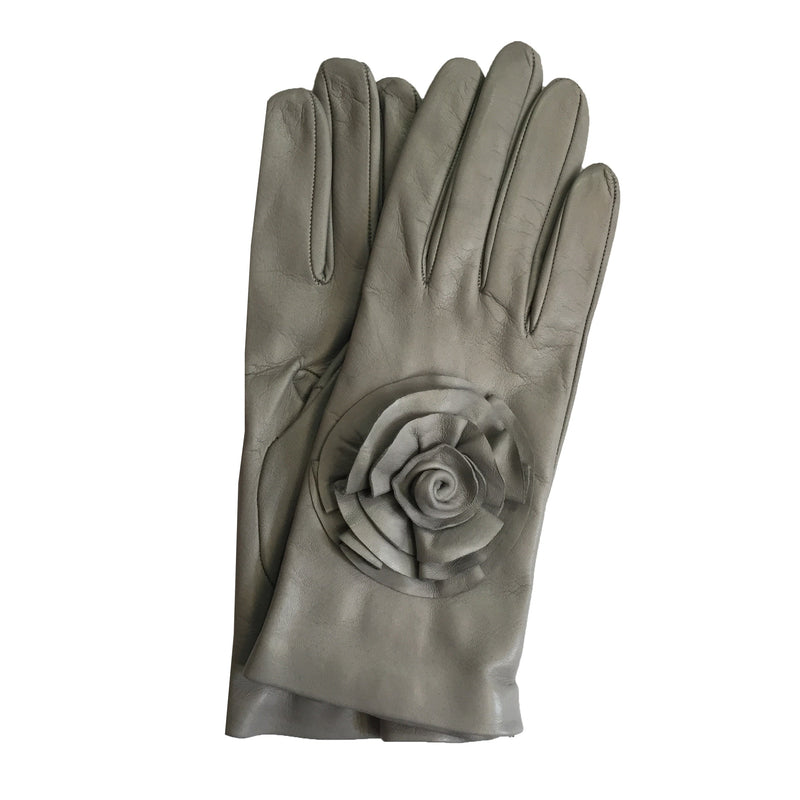 Gants en cuir roses