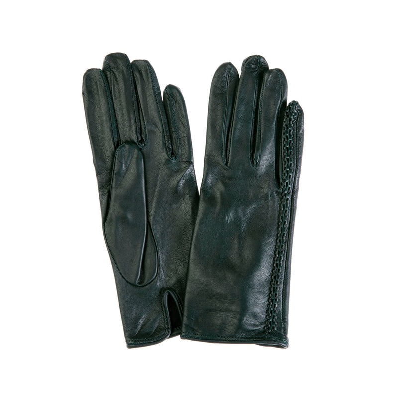 Damen-Lederhandschuhe mit Seidenfutter-Milly