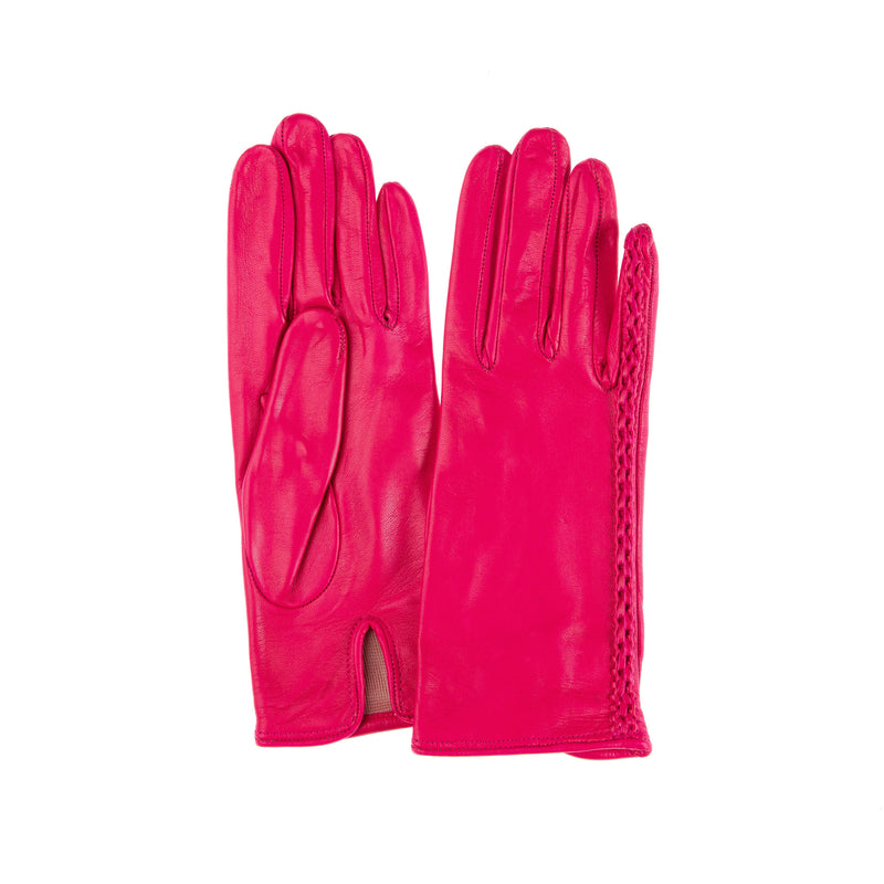 Damen-Lederhandschuhe mit Seidenfutter-Milly