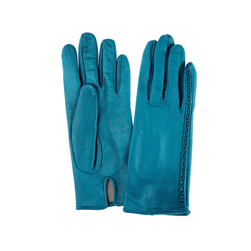 Damen-Lederhandschuhe mit Seidenfutter-Milly