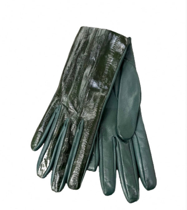 Anguilla-Lederhandschuhe für Damen - Ruby