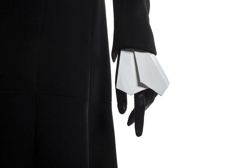 Damen-Lederhandschuhe mit Seidenfutter und Manschetten-Falldetail-Bonnie