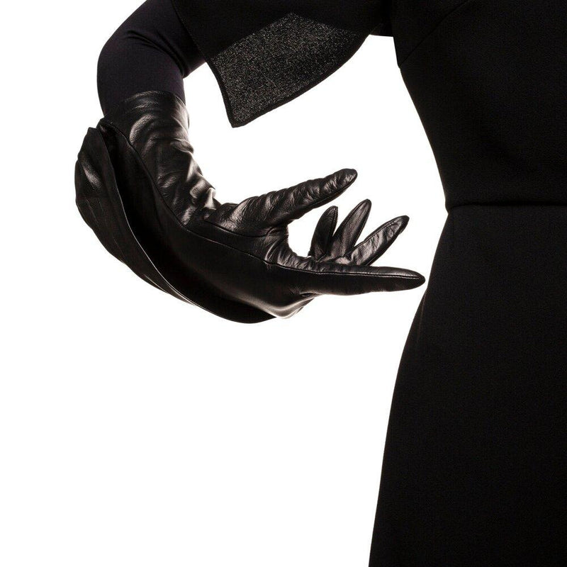 Lange Opernhandschuhe aus Leder für Damen-Suzanne