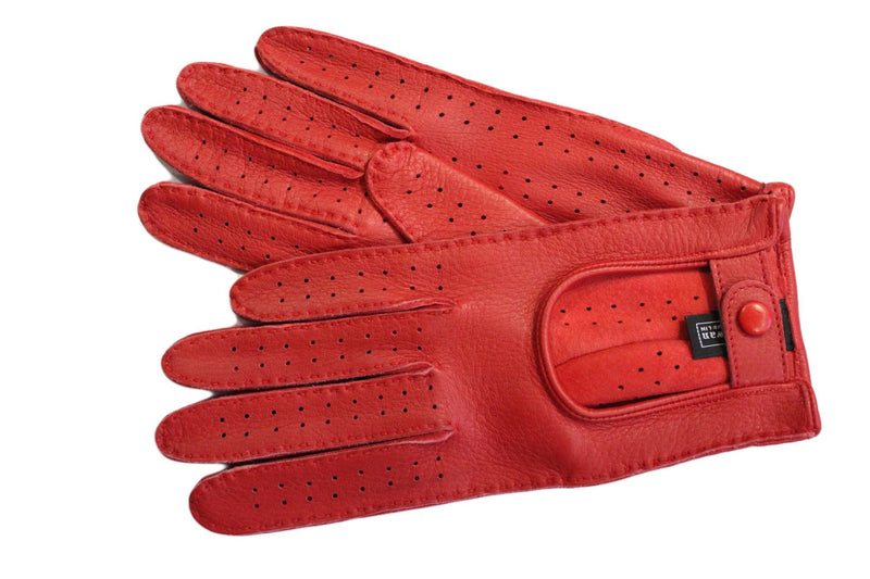Autofahrerhandschuhe aus Hirschleder für Damen-Hannah Cervo