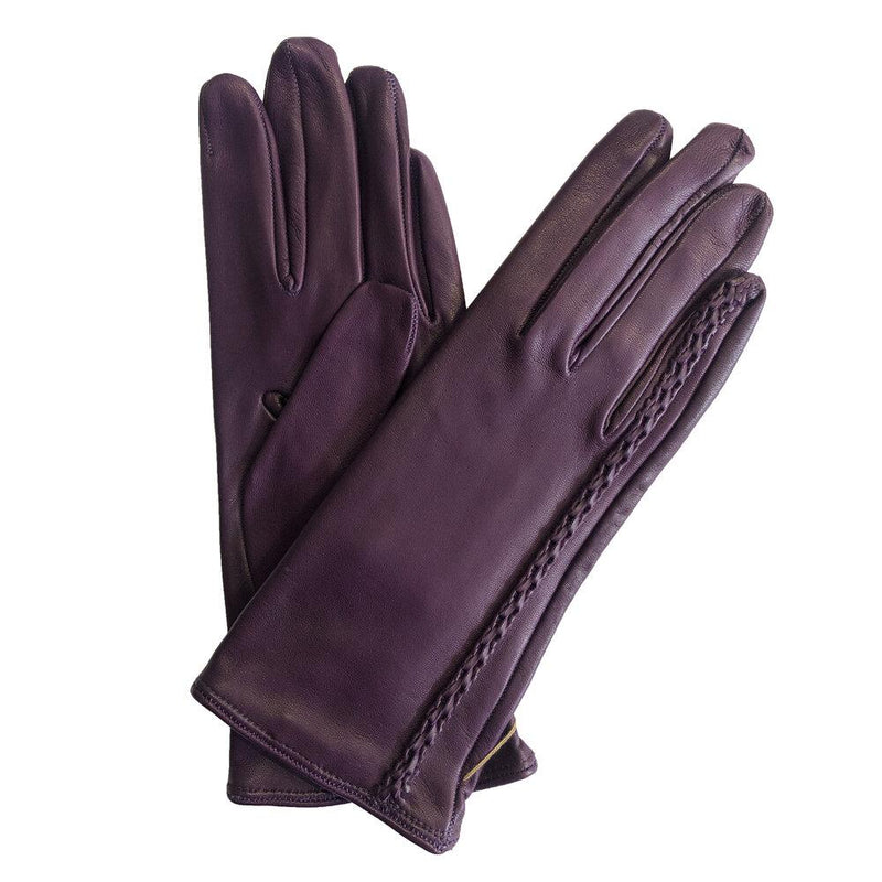 Damen-Lederhandschuhe mit Seidenfutter-Milly