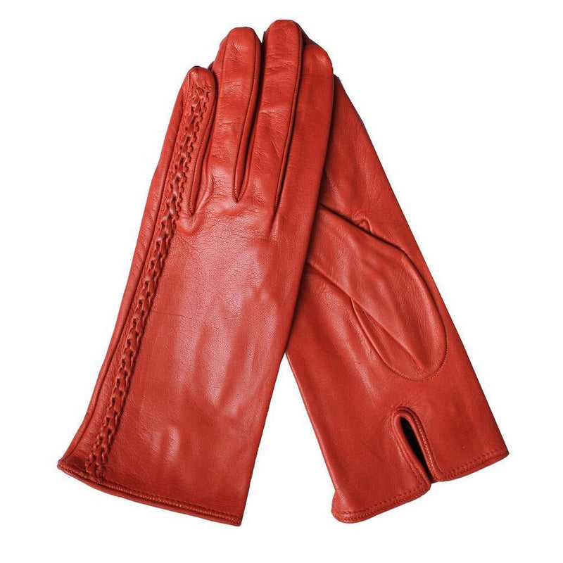 Damen-Lederhandschuhe mit Seidenfutter-Milly
