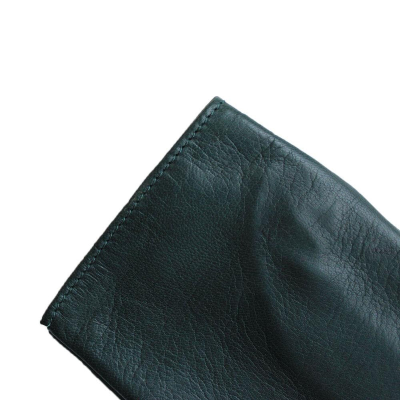 Fingerlose Damen-Lederhandschuhe mit Seidenfutter und Fergie-Ledermanschette
