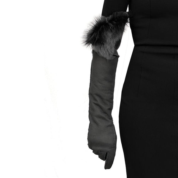 Damenhandschuhe aus feinstem Shearling-Leder-Montserrat Shearling 8bt