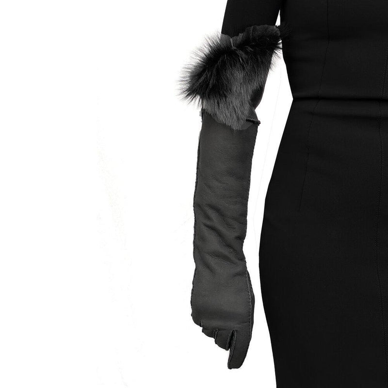 Damenhandschuhe aus feinstem Shearling-Leder-Montserrat Shearling 8bt