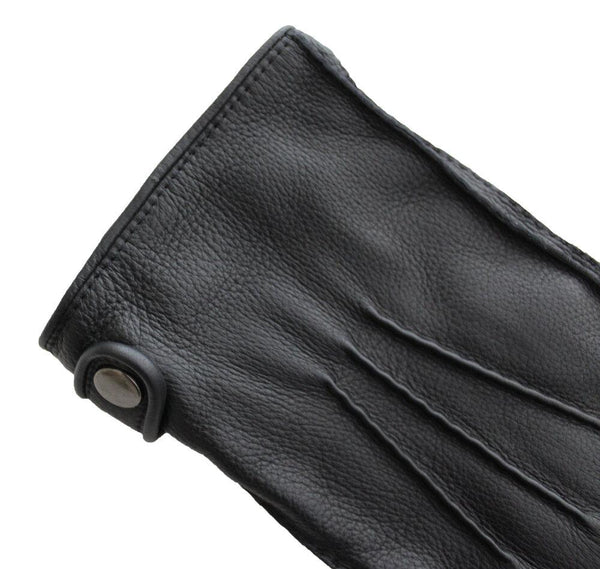 O'Driscoll - Men's Cashmere Lined Deerskin Leather Gloves