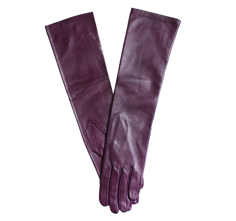 Gants en cuir mi-longs aux coudes pour femmes - Montserrat 8BT