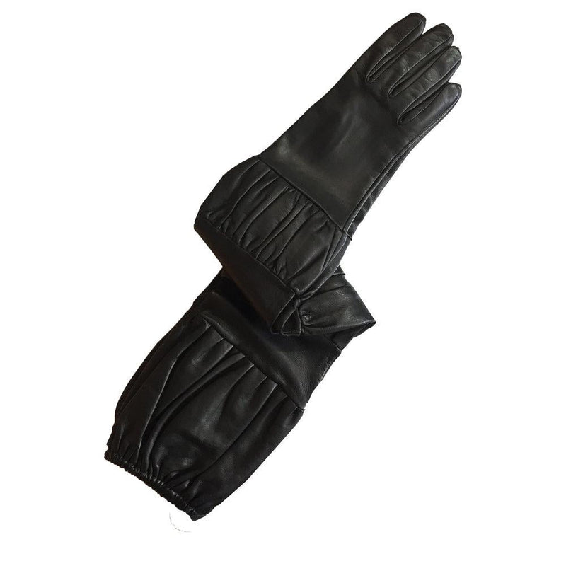 Opernlederhandschuhe mit Seidenfutter für Damen-Montserrat Bubble