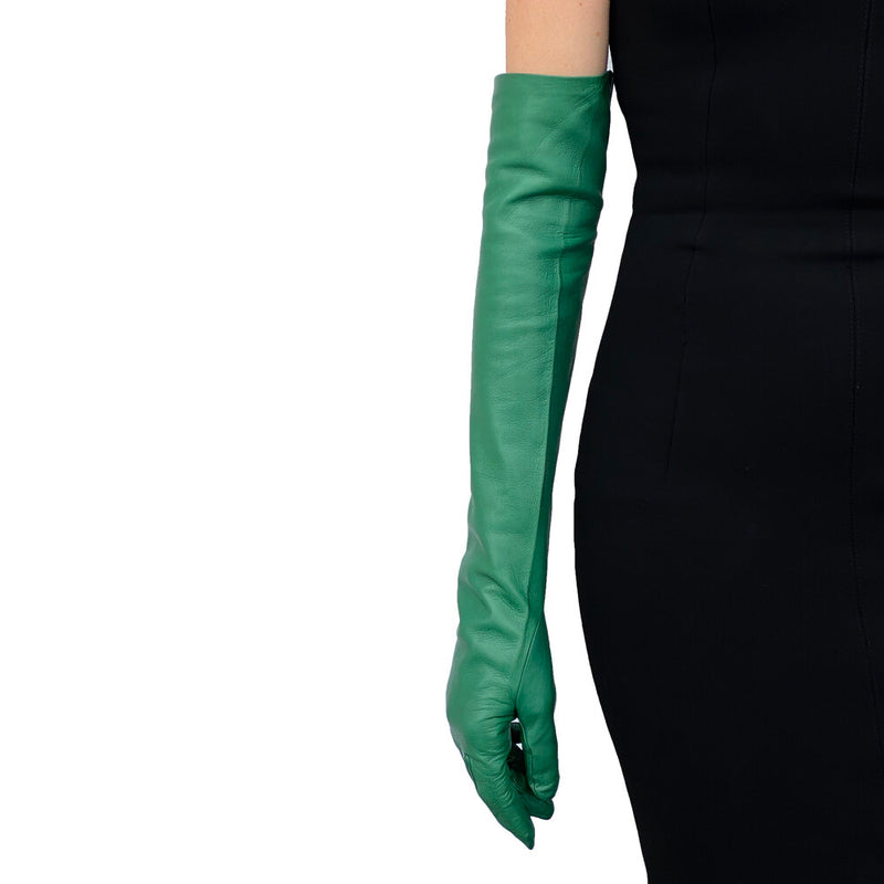 Gant classique en cuir d'opéra pour femmes - Montserrat 16bt non doublé