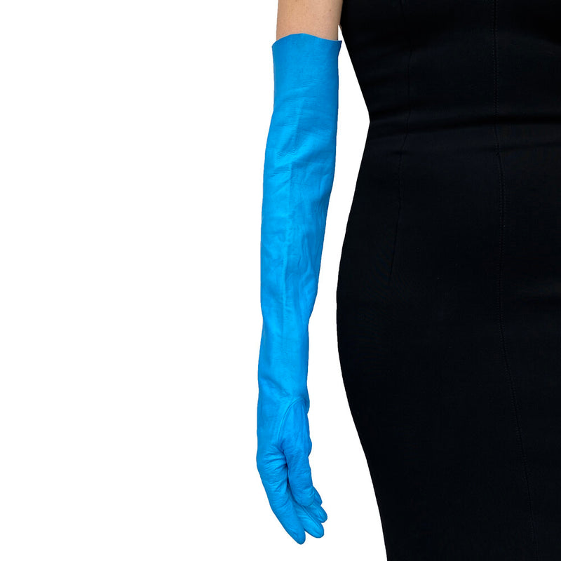 Gant classique en cuir d'opéra pour femmes - Montserrat 16bt non doublé