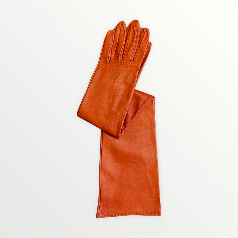 Gant classique en cuir d'opéra pour femmes - Montserrat 16bt non doublé