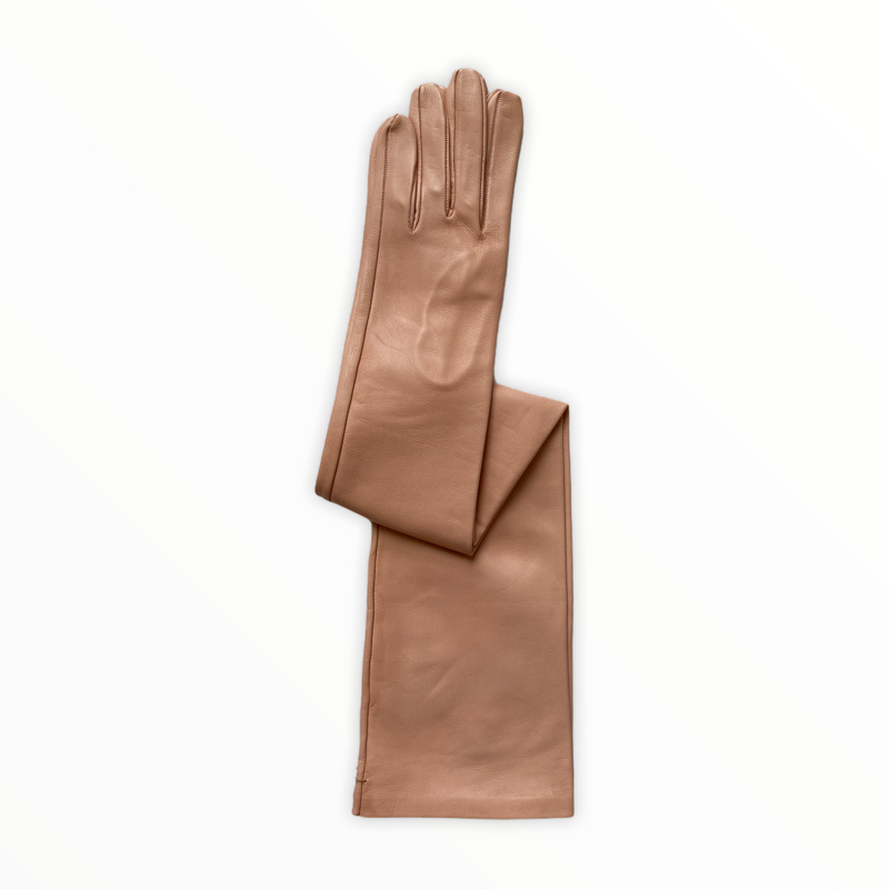 Gant classique en cuir d'opéra pour femmes - Montserrat 16bt non doublé