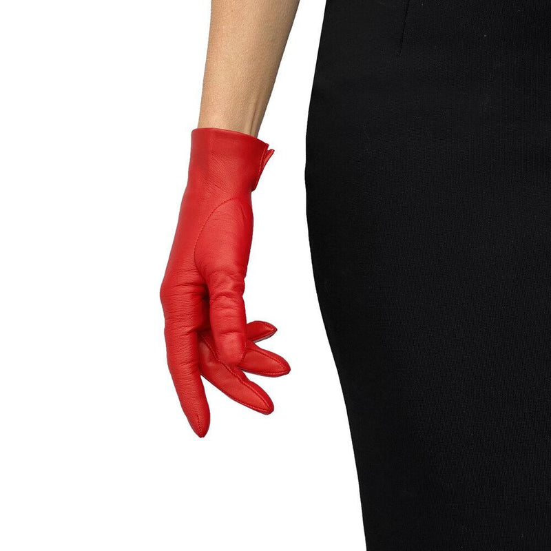 Klassische Luxus-Lederhandschuhe für Damen-Nina