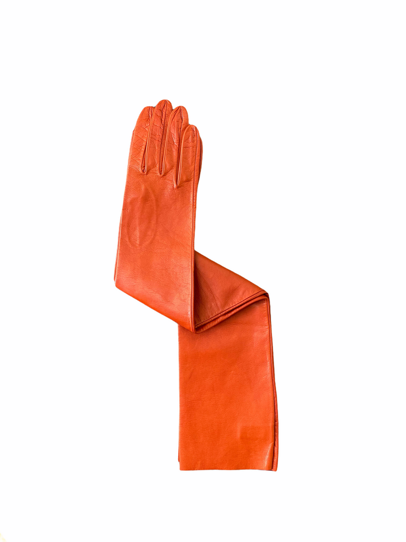 Gant classique en cuir d'opéra pour femmes - Montserrat 16bt non doublé