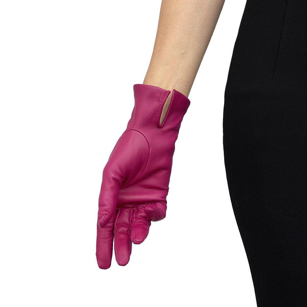 Gants en cuir doublés de soie pour femmes-Rebecca