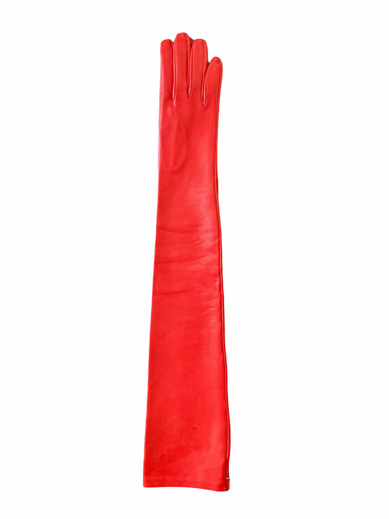 Gant classique en cuir d'opéra pour femmes - Montserrat 16bt non doublé