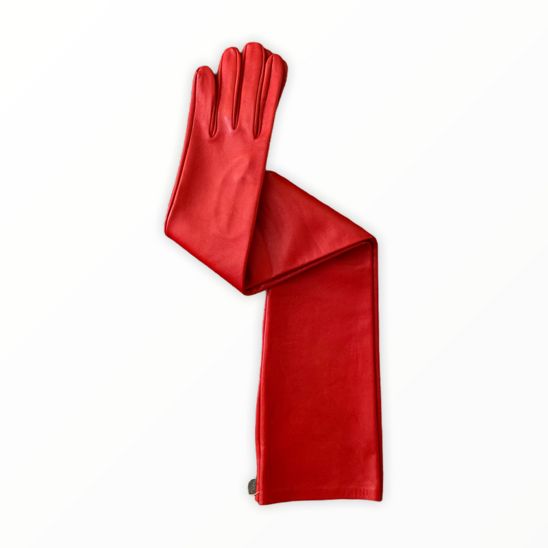 Gant classique en cuir d'opéra pour femmes - Montserrat 16bt non doublé